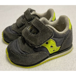 Saucony Toddler Baby Infant Boy Sneakers Tennis Shoes Green Sz 3
